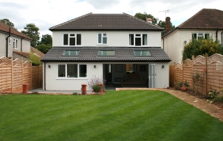 double storey extension height