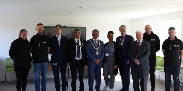 Stanwell Community Hub Refurbishment - opening with Surrey Mayor